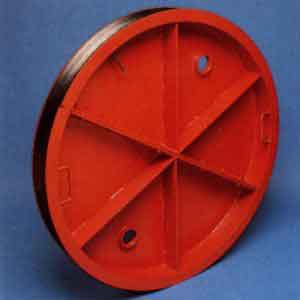 Pneumatic disk pipe plugs for use in concrete, clay, and some plastic and steel pipe.